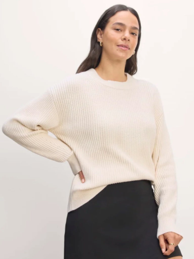 Everlane The Cocoon Crew In Everyday Cotton